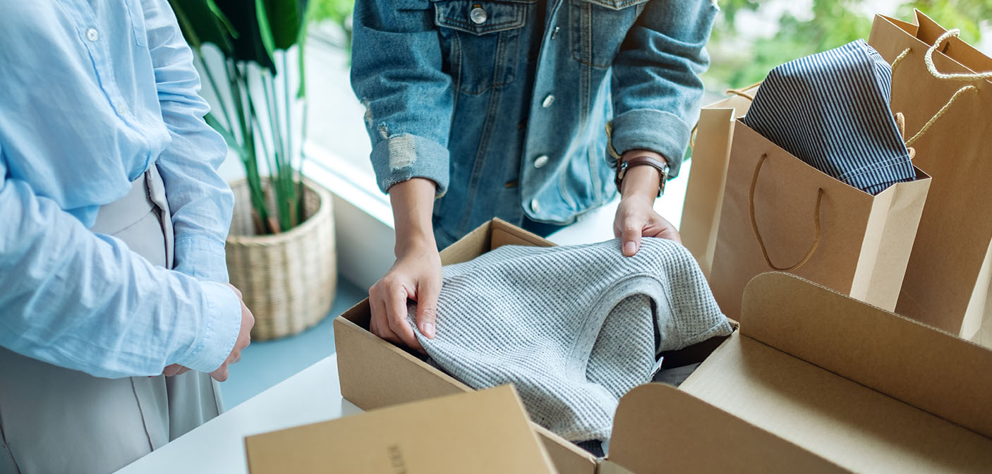 Jumper Ready to be Packed and Sent